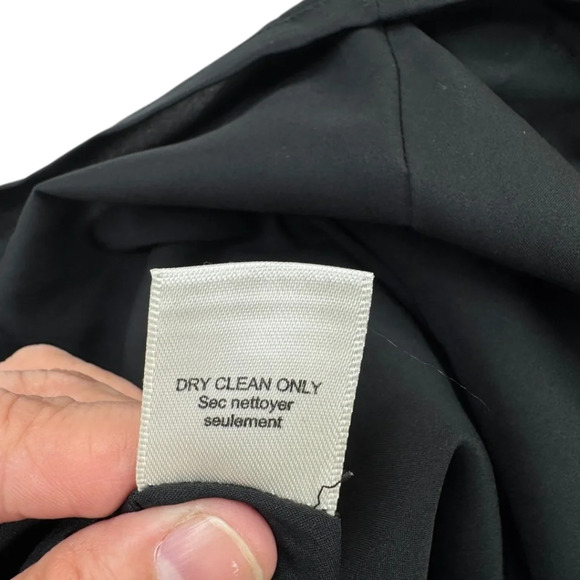 Rebecca Taylor Charcoal Sheath Wool V-neck Dress - Picture 7 of 12